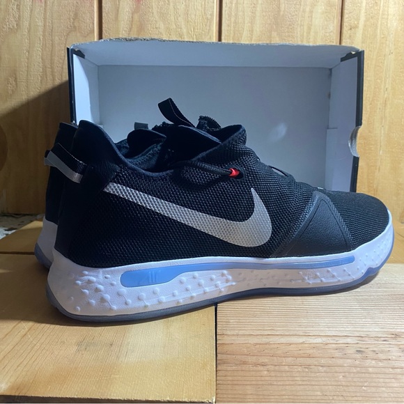 Nike PG4 Black White Grey Mens Basketball Shoes Black White CD5079-001 Size 18 - Picture 2 of 7